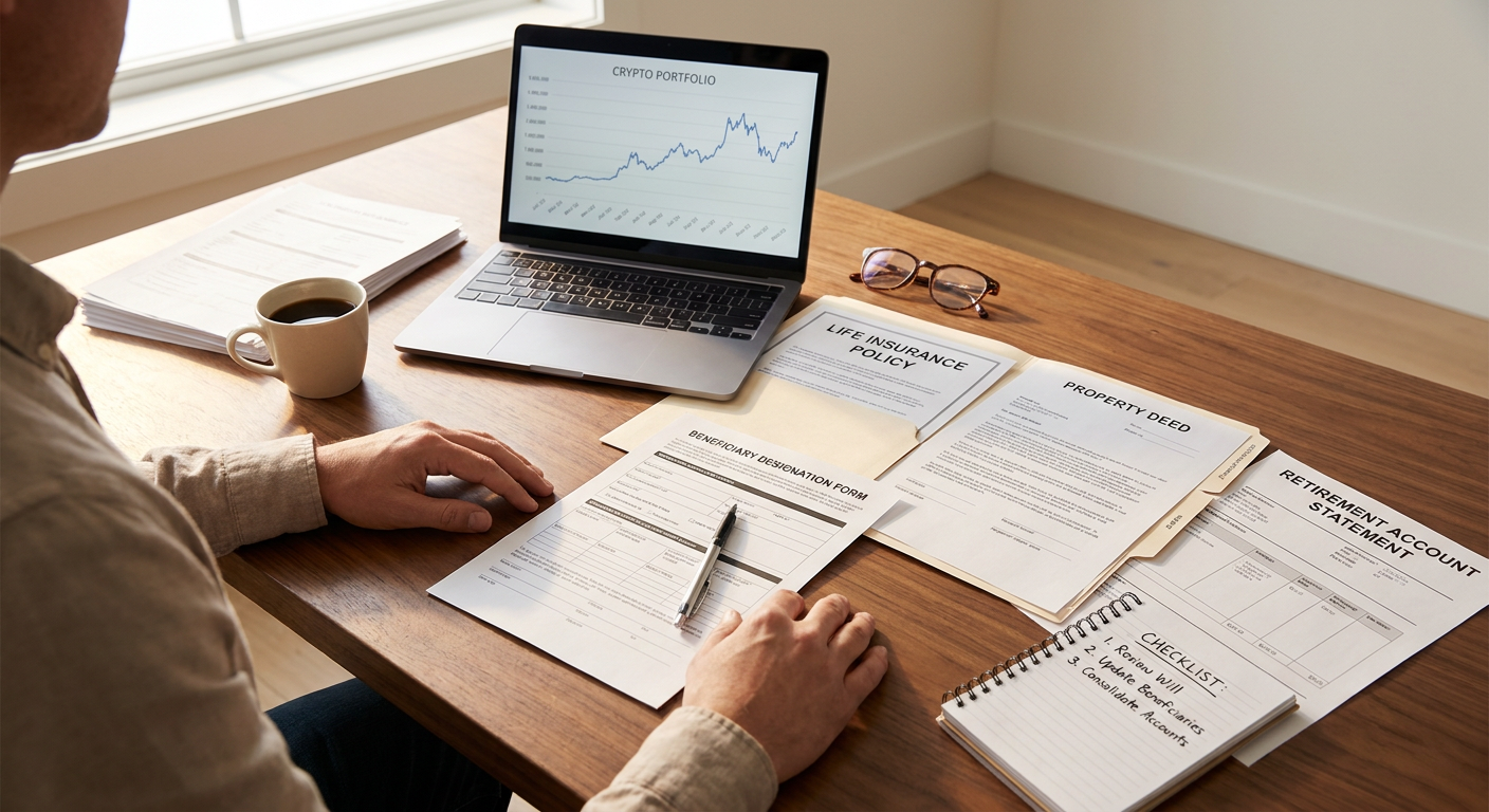 Know What You Have - financial documents on desk